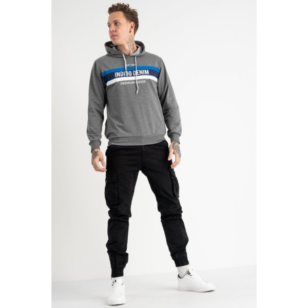 1952-12 / черные мужскые джоггеры (In Yesir, стрейчевые, 2ед. размеры норма: 29, 29) Джогеры