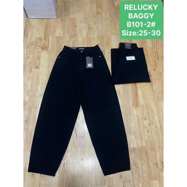 0101# черные женские джинсы (Relucky, 6 ед, размеры норма: 25-30) выдача на следующий день Relucky