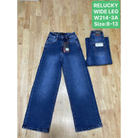 0214 # синие подростковые джинсы (Relucky, стрейч, 6 ед, размеры подростковые: 8-13) выдача на следующий день Relucky