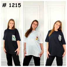 1215# выбор цвета и модели женская футболка (хлопок 100%, 4 ед, размеры норма: S-XL) выдача на следующий день Футболка