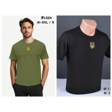 1324# выбор цвета мужская футболка (хлопок, 5 ед, размеры норма: M-3XL) выдача на следующий день Футболка