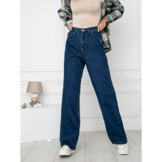 1029-2 / сині жіночі джинси (коттонові, 2 од. розміри напівбатал: 38. 40) Джинси