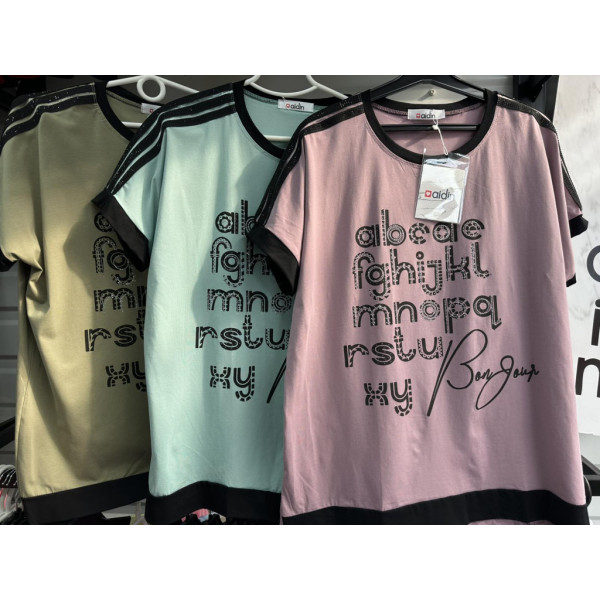 3817# выбор цвета женская футболка (3 ед, размеры батал: XXL) выдача на следующий день Футболка