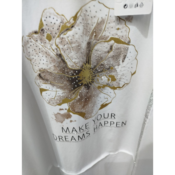 7130# микс цветов женская футболка (хлопок, 20 ед, размеры батал: 2XL/3XL универсальный) выдача на следующий день Kiss me