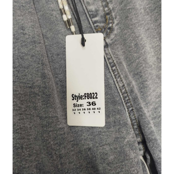 8022# сірі жіночі джинси (стрейч-коттон, 6 од., розміри батал: 32-42) видача наступного дня Джинси