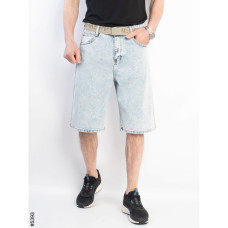 5393# голубые мужские джинсовые шорты (SPP'S JEANS, стрейч коттон, 8 ед, размеры норма: 29-38) выдача на следующий день SPPS