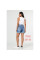 7005# голубые женские джинсовые шорты с камнями (New Jeans, 6 ед, размеры норма: 26-31) выдача на следующий день Шорты