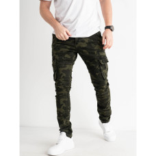 8671-7 / хаки мужские брюки (Olivio Plati, стрейчевые, 6 ед. размер норма: 42. 44. 46. 48. 50. 52) Джеггинсы