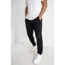 0830-22 / черные мужские спортивные штаны (двунитка, 2 ед. размеры норма: 48, 48) Спортивные штаны