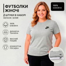 7729-9952 три кольори жіноча футболка ( 100% бавовна, 2од, розміри напівбатал: 2XL. 2XL) Футболка