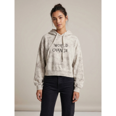 820806-3 бежевый женский худи (двухнитка, варка, укороченая, с капюшоком, 1 ед, универсальный размер норма : S/L) Худи