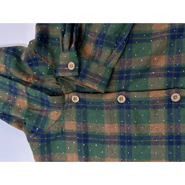 7760-78 зелена женская рубашка (JJF. с камнями и капюшоном, 4 ед, размеры норма: XL, 2XL, 3XL, 4XL) JJF