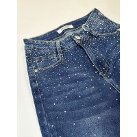 7015# блакитні жіночі стрейчові джинсові капрі New Jeans (6 од., розміри норма: 25-30) видача наступного дня New Jeans