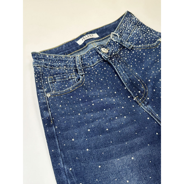 7015# блакитні жіночі стрейчові джинсові капрі New Jeans (6 од., розміри норма: 25-30) видача наступного дня New Jeans