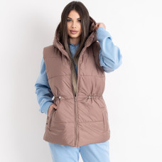 0075-4 мокко жіноча жилетка (5'TH AVENUE, синтепон, 3 од. розміри норма: 42. 44. 46)