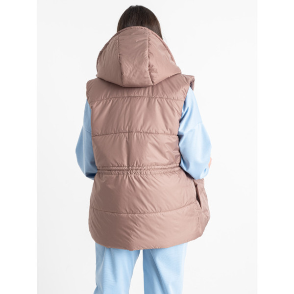 0075-4 мокко жіноча жилетка (5'TH AVENUE, синтепон, 3 од. розміри норма: 42. 44. 46)