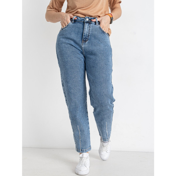 0707# блакитні жіночі джинси (LADY N, стрейчові, 6 од. розміри батал: 32. 34. 36. 38. 40. 42) видача наступного дня