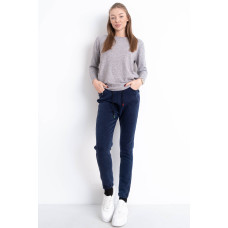 0984-2 сині жіночі теплі джинси (ЗОЛОТО, стрейчові, хутро, 6 од. розміри норма: S. M. L. XL. 2XL. 3XL)