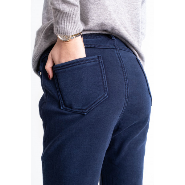 0984-2 сині жіночі теплі джинси (ЗОЛОТО, стрейчові, хутро, 6 од. розміри норма: S. M. L. XL. 2XL. 3XL)