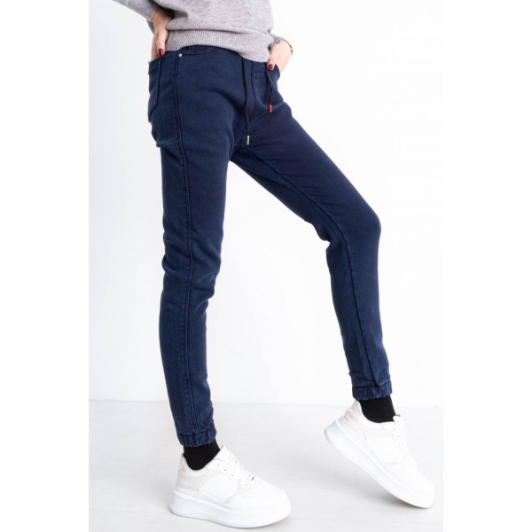 0984-2 сині жіночі теплі джинси (ЗОЛОТО, стрейчові, хутро, 6 од. розміри норма: S. M. L. XL. 2XL. 3XL)