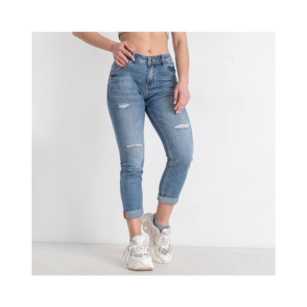 0902 блакитні жіночі джинси (LOLO BLUES, стрейчові, 6 од. розміри норма: 25. 26. 27. 28. 29. 30)