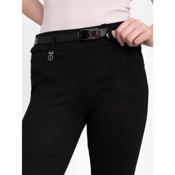 0076-1 чорні жіночі штани (CEMEILLA, 6 од. розміри підліток: 21-26)