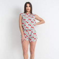 16158-10 білий жіночий костюм двійка (трикотаж, 4 од. розміри норма: S. S. M. M)