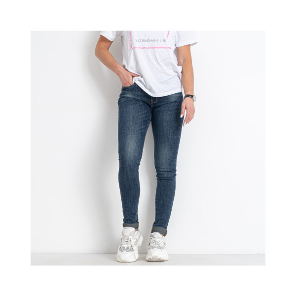 8818 сині жіночі джинси (6 од. розміри норма: 25. 26. 27. 28. 29. 30)