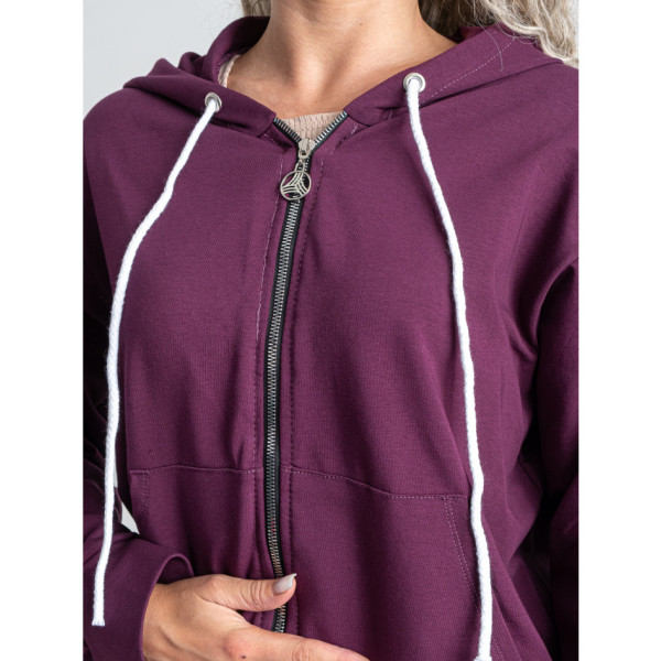 5371-24 фіолетовий жіночий спортивний костюм (5'TH AVENUE, турецька двонитка, 4 од. розміри норма: 42. 44. 46. 48)