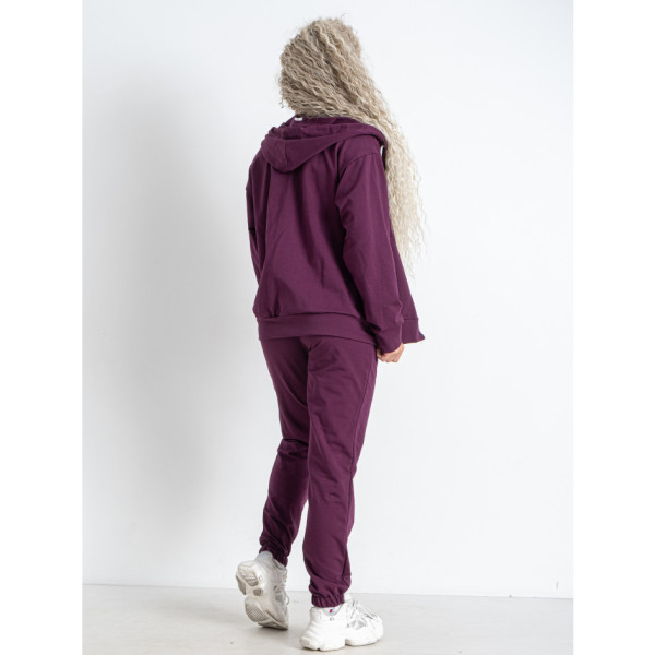 5371-24 фіолетовий жіночий спортивний костюм (5'TH AVENUE, турецька двонитка, 4 од. розміри норма: 42. 44. 46. 48)