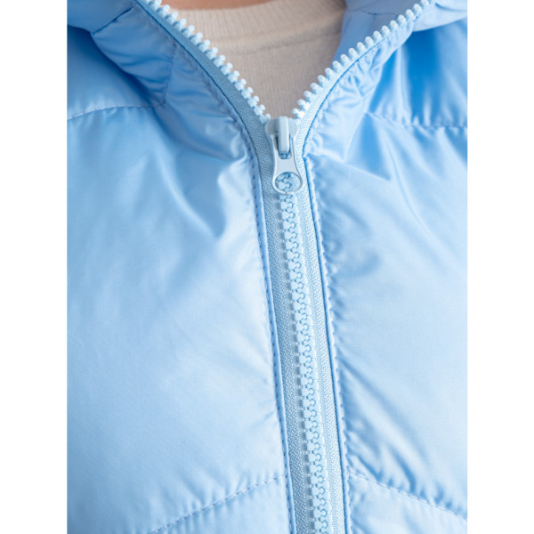 0084-41 блакитна жіноча жилетка (5'TH AVENUE, синтепон, 3 од. розміри норма: 42. 44. 46)