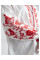 7410-10 # белая женская вышиванка (хлопок 100%, 5 ед. размеры норма: S. M. L. XL. 2XL) выдача на следующий день