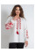 7410-10 # белая женская вышиванка (хлопок 100%, 5 ед. размеры норма: S. M. L. XL. 2XL) выдача на следующий день