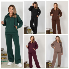 34855* вибір кольору жіночий спортивний костюм, тринитка на флісі (5 од., розміри батал: 50, 52, 54, 56, 58) видача наступного дня