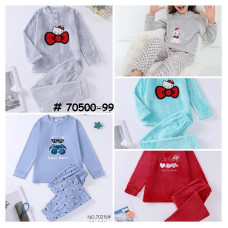 70500-99* вибір моделі дитяча махрова піжама (10 од., розміри дитячі: 6-8-10-12-14 повторюються) видача на наступний день