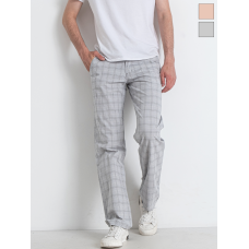 3086 світло-сірі та світло-бежеві чоловічі брюки (стрейчові, 8 од. розміри норма: 29. 30. 30. 31. 32. 32. 33. 33)