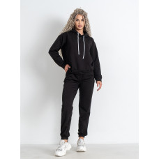 5301-1 чорний жіночий спортивний костюм (5'TH AVENUE, турецька двонитка, 4 од. розміри норма: 42. 44. 46. 48)