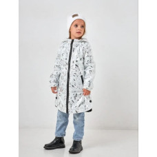 0206-10 білий дитячий плащик (YOLA, утеплювач слімтекс, підкладка нейлон, кишені на змійці, на 5-8 років, 4 од. розміри підліток: 116. 122. 128. 134)