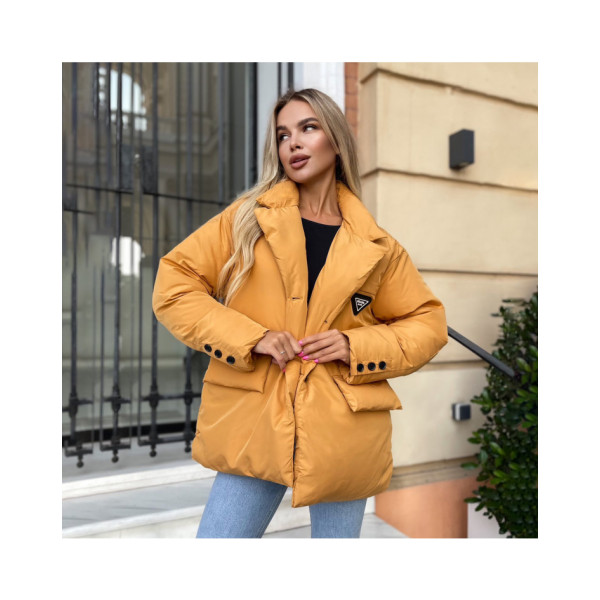 8020-81 жовта жіноча куртка ( Trend. на синтепоні, 1 од. розміри норма: M)