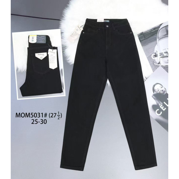 5031* чорні жіночі джинси мом (VIDASION, 6 од. розміри норма: 25. 26. 27. 28. 29. 30) видача наступного дня