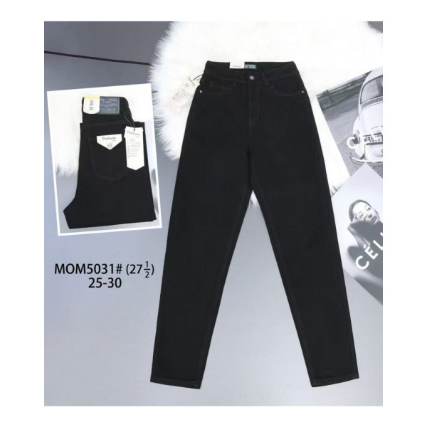 5031* чорні жіночі джинси мом (VIDASION, 6 од. розміри норма: 25. 26. 27. 28. 29. 30) видача наступного дня