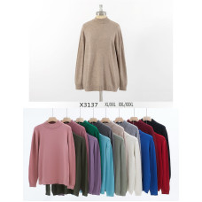 3137-99 * мікс квітів жіночий светр (Kiss me.5 од., розміри батал: XL/2XL. 2XL/3XL) видача наступного дня