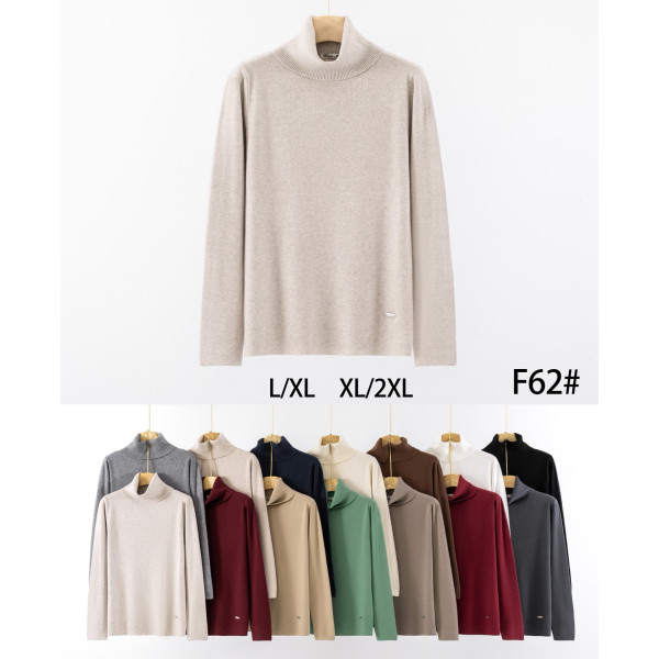 0062 мікс кольорів жіночий светр (5 од., розміри напівбатал: L-2XL)