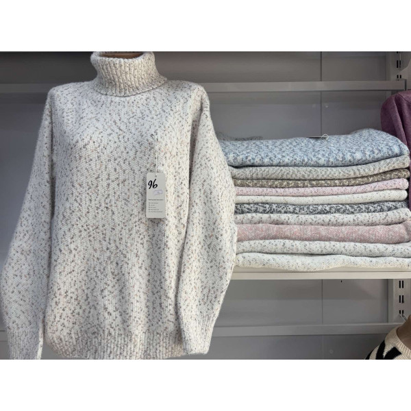 0096 * мікс кольорів жіночий светр (10 од., розміри батал: 56) видача наступного дня