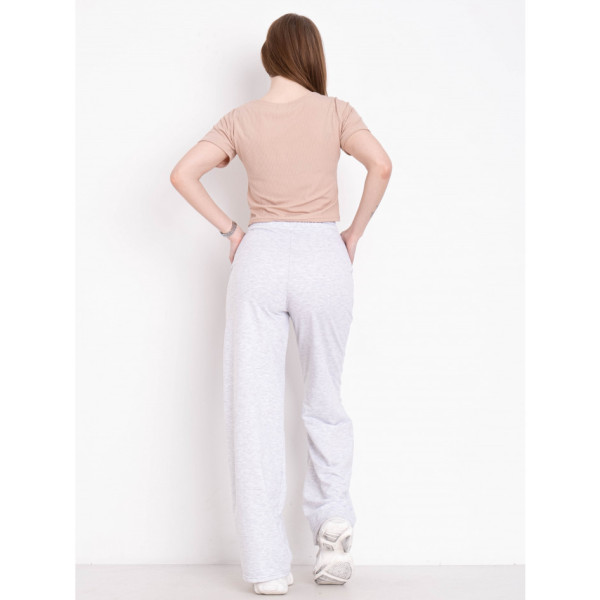 0028-66 світло-сірі жіночі спортивні штани (5'TH AVENUE, турецька двонитка, 4 од. розміри норма: 42. 44. 46. 48)