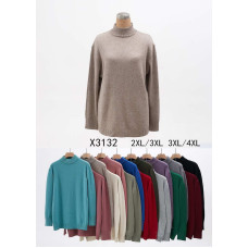 3132 мікс квітів жіночий светр (5 од., розміри батал: 2XL-4XL)