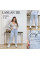 7099# голубые женские джинсы lanlaniee (стейч коттон, 6 ед, размеры батал: 31-38) выдача на следующий день