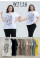7156# микс цветов женская футболка Kiss Me (10 ед, размеры батал: XL-3XL) выдача на следующий день
