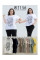 7156# микс цветов женская футболка Kiss Me (10 ед, размеры батал: XL-3XL) выдача на следующий день