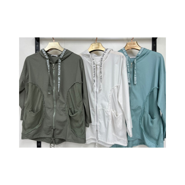 7839# вибір кольору жіноча вітровка (5 од., розміри батал: 3XL-7XL) видача наступного дня